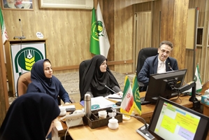 حضور سرکارخانم دکتر نوید، مشاور محترمه وزیر در امور جوانان و نخبگان در یکصد و هفتمین جلسه شورای مدیران مؤسسه پژوهشها